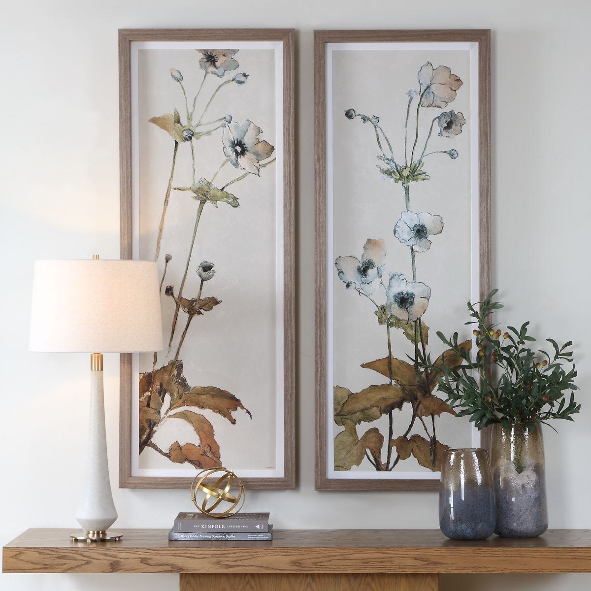 Garden Study Framed Prints, S/2 - timeless artwork that brings character to any space | Image 1 | InSTYLE Home & Rugs