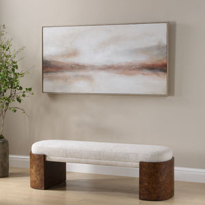 Haze in the Horizon Hand Painted Canvas - eye-catching art pieces to enhance your home design | Image 3 | InSTYLE Home & Rugs