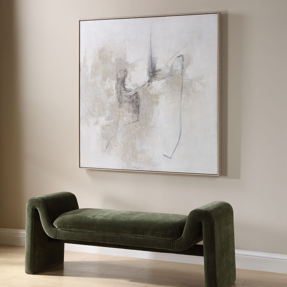 Still Crossing Hand Painted Canvas - bold and creative art for unique interior décor | Image 3 | InSTYLE Home & Rugs