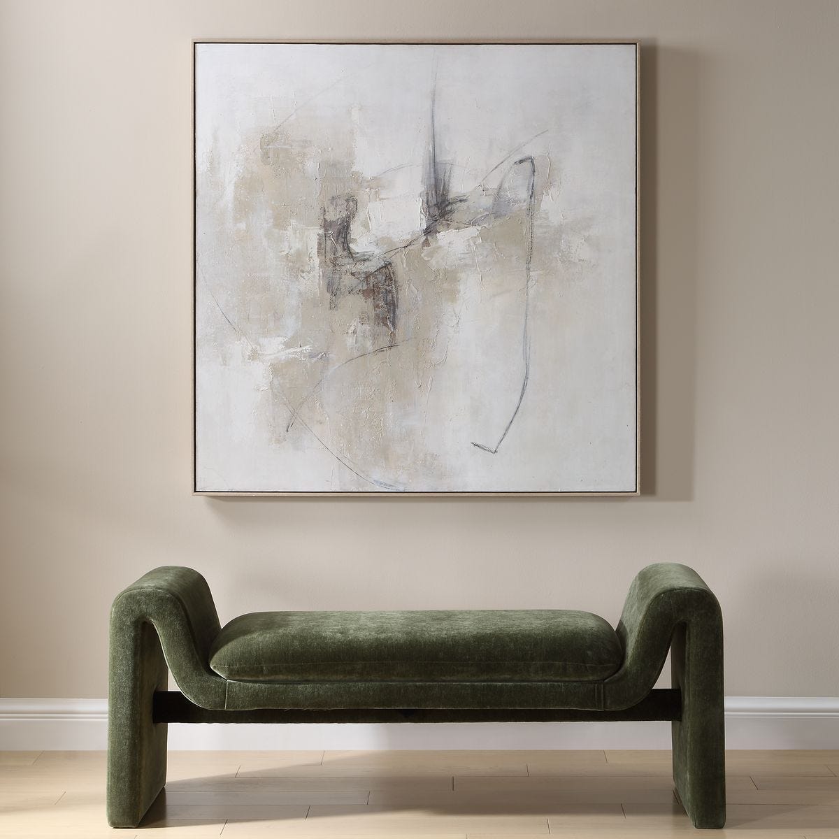Still Crossing Hand Painted Canvas - bold and creative art for unique interior décor | Image 1 | InSTYLE Home & Rugs