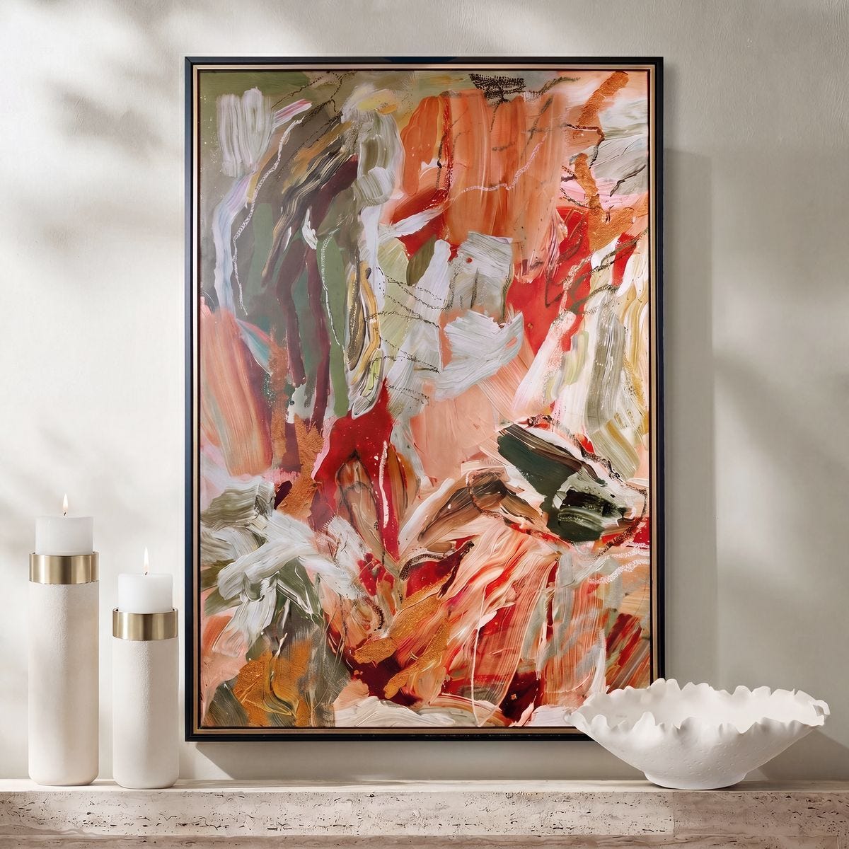 Garden City Framed Canvas - eye-catching art pieces to enhance your home design | Image 4 | InSTYLE Home & Rugs