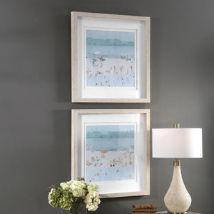 Sea Glass Sandbar Framed Prints, S/2 - timeless artwork that brings character to any space | Image 3 | InSTYLE Home & Rugs