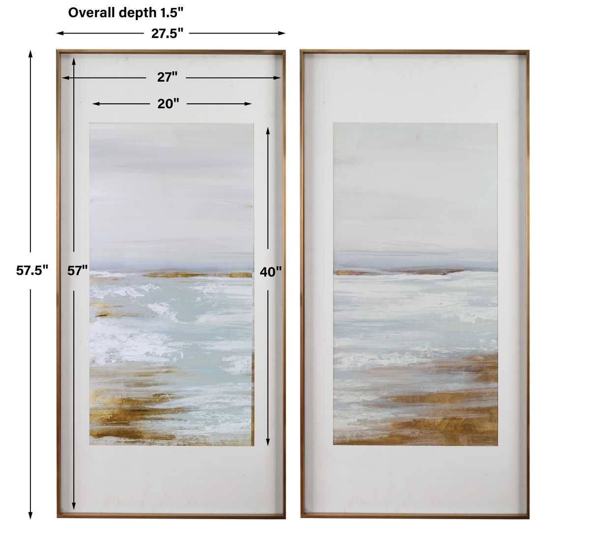 Coastline Framed Prints, S/2 - timeless artwork that brings character to any space | Image 6 | InSTYLE Home & Rugs