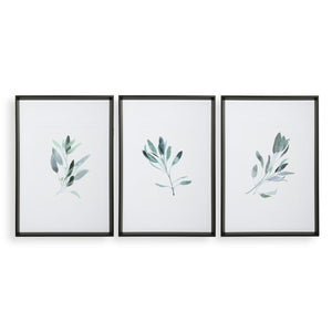 Simple Sage Framed Prints, S/3 - bold and creative art for unique interior décor | Image 2 | InSTYLE Home & Rugs