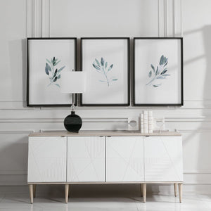 Simple Sage Framed Prints, S/3 - bold and creative art for unique interior décor | Image 1 | InSTYLE Home & Rugs