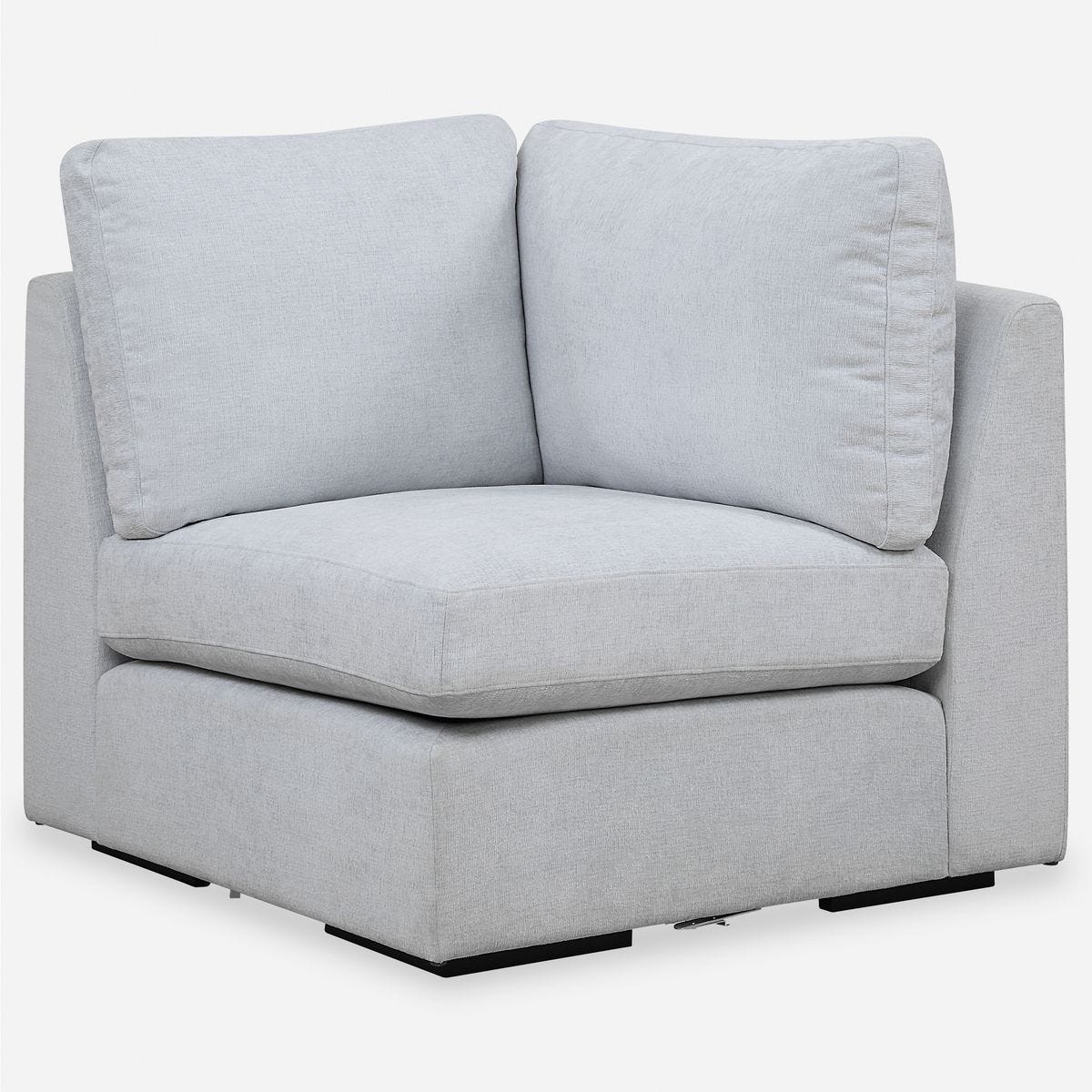 Refuge Sofa, Corner, Cloud Blue - stylish seating for your home | Image 1 | InSTYLE Home & Rugs