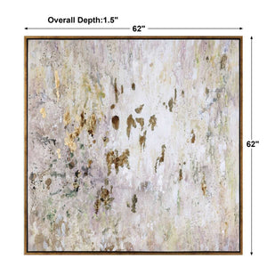Golden Raindrops Hand Painted Canvas - eye-catching art pieces to enhance your home design | Image 6 | InSTYLE Home & Rugs