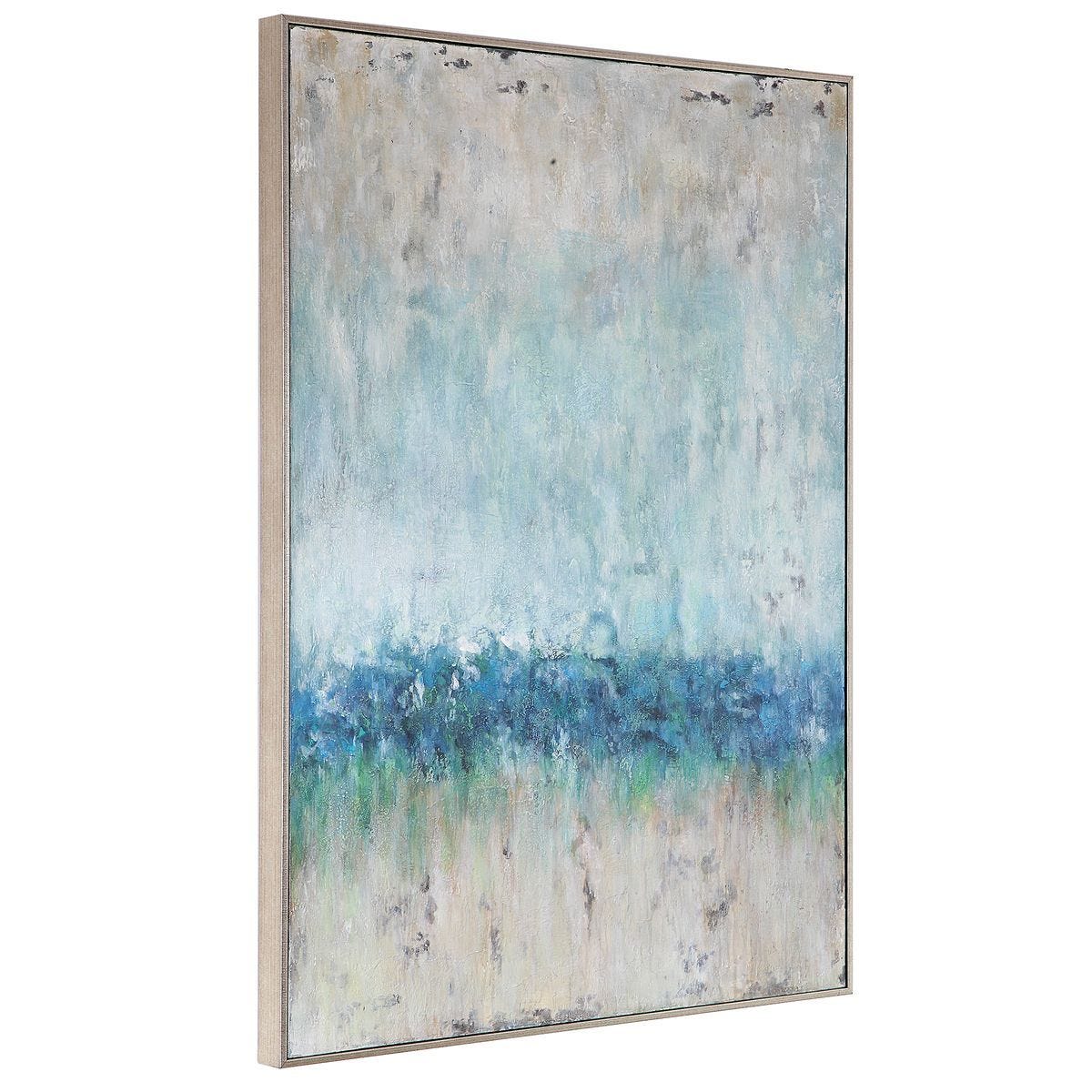 Tidal Wave Hand Painted Canvas - eye-catching art pieces to enhance your home design | Image 3 | InSTYLE Home & Rugs