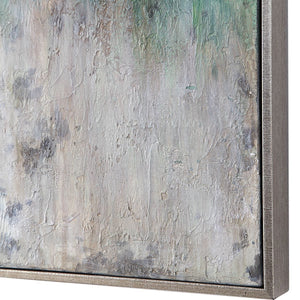 Tidal Wave Hand Painted Canvas - eye-catching art pieces to enhance your home design | Image 4 | InSTYLE Home & Rugs