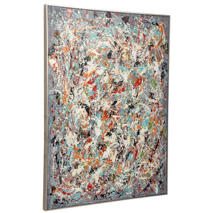 Organized Chaos Hand Painted Canvas - timeless artwork that brings character to any space | Image 3 | InSTYLE Home & Rugs