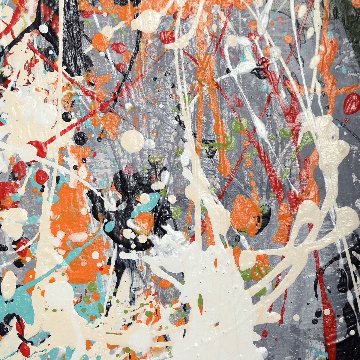 Organized Chaos Hand Painted Canvas - timeless artwork that brings character to any space | Image 4 | InSTYLE Home & Rugs