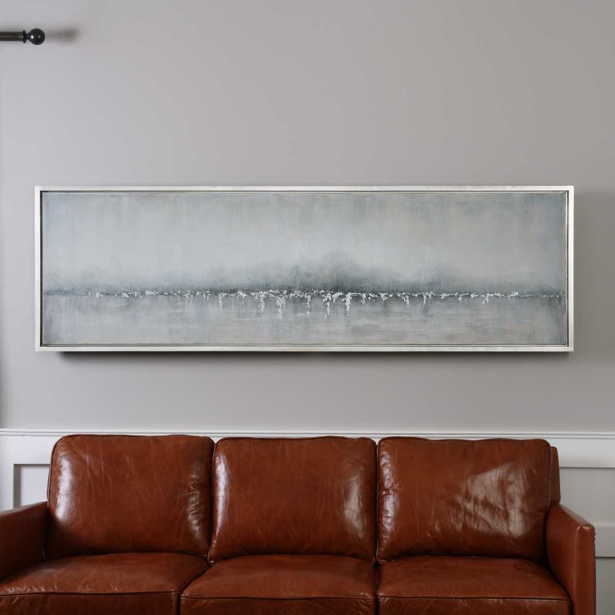 Tides Edge Hand Painted Canvas - bold and creative art for unique interior décor | Image 1 | InSTYLE Home & Rugs