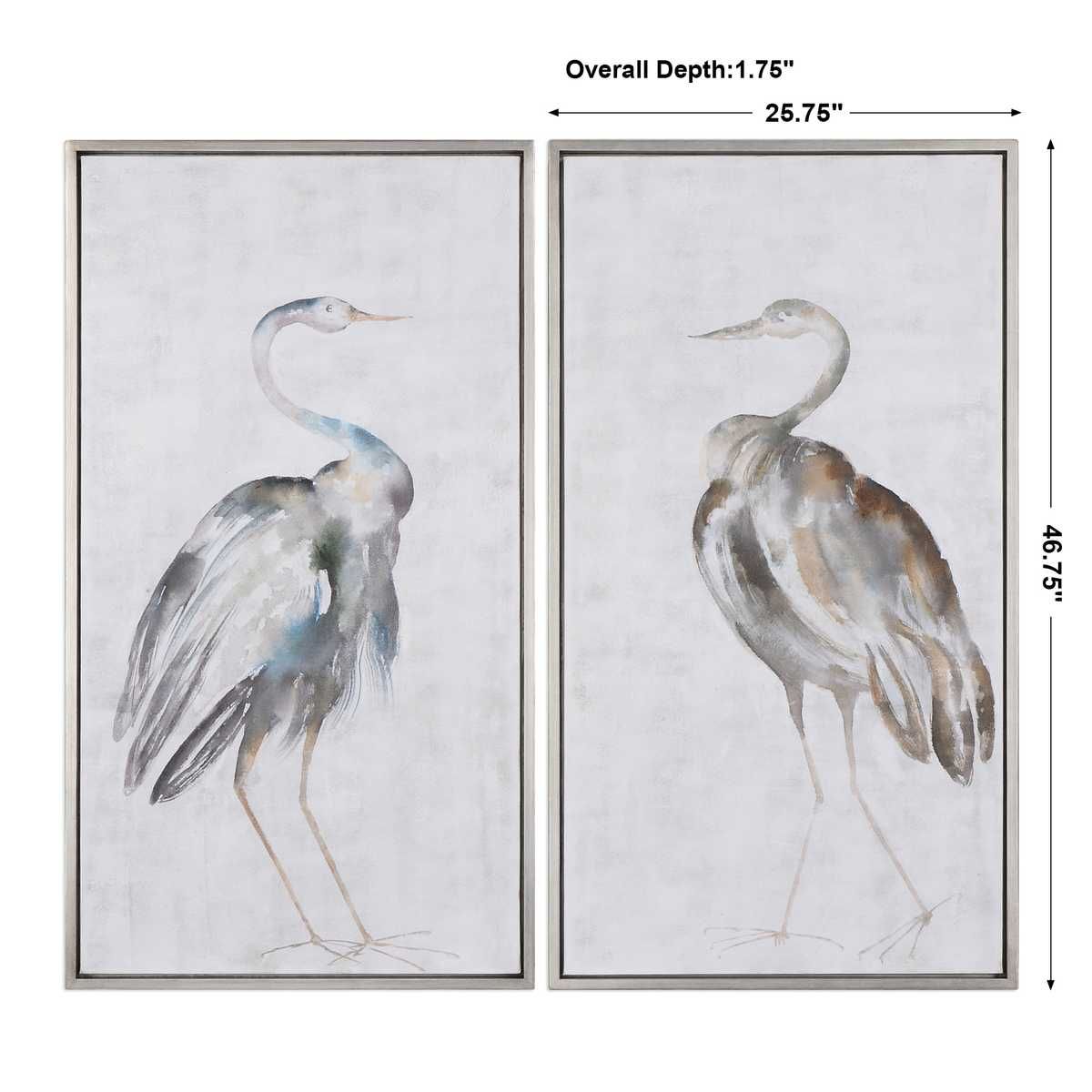 Summer Birds Hand Painted Canvases, S/2 - bold and creative art for unique interior décor | Image 4 | InSTYLE Home & Rugs