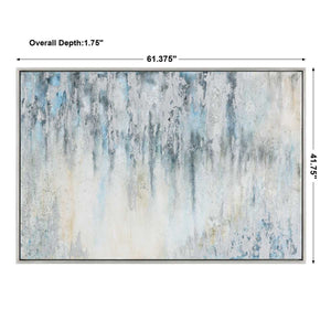 Overcast Hand Painted Canvas - timeless artwork that brings character to any space | Image 3 | InSTYLE Home & Rugs