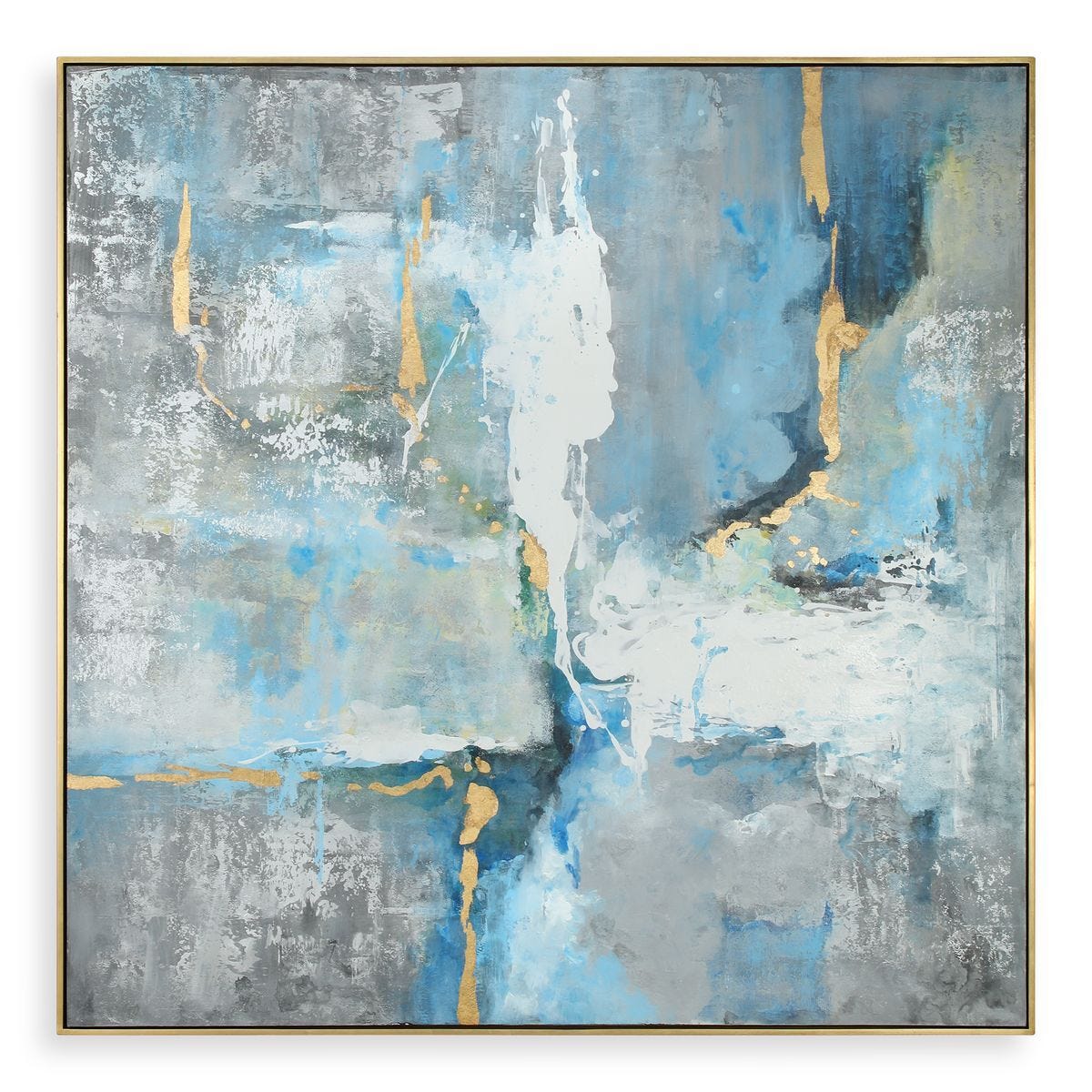 Meditation Hand Painted Canvas - timeless artwork that brings character to any space | Image 2 | InSTYLE Home & Rugs