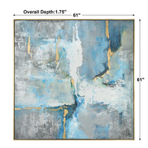 Meditation Hand Painted Canvas - timeless artwork that brings character to any space | Image 6 | InSTYLE Home & Rugs