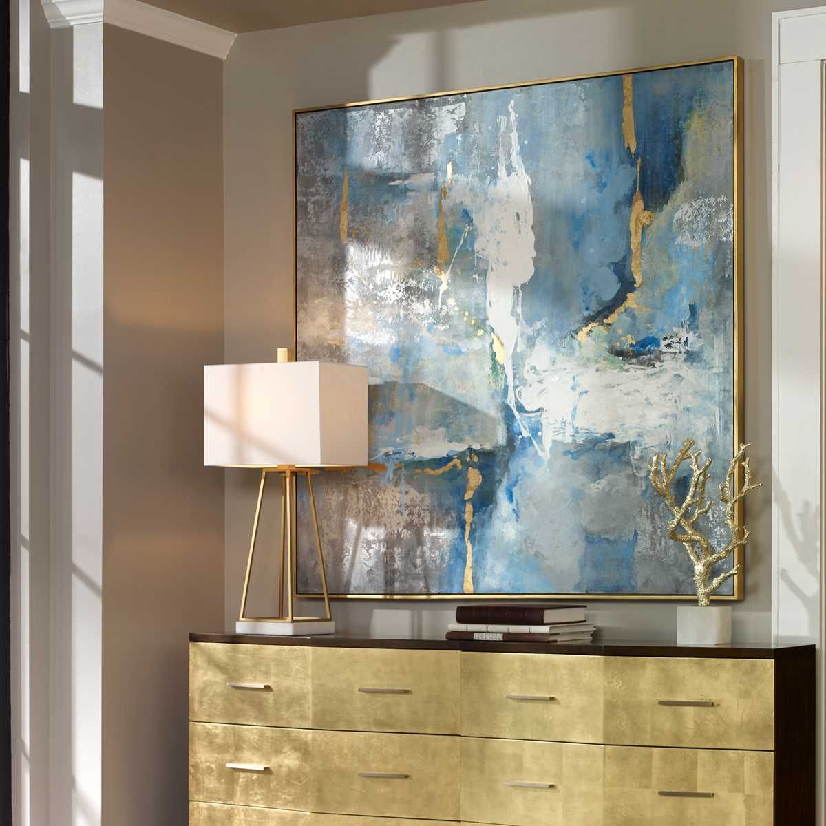 Meditation Hand Painted Canvas - timeless artwork that brings character to any space | Image 3 | InSTYLE Home & Rugs