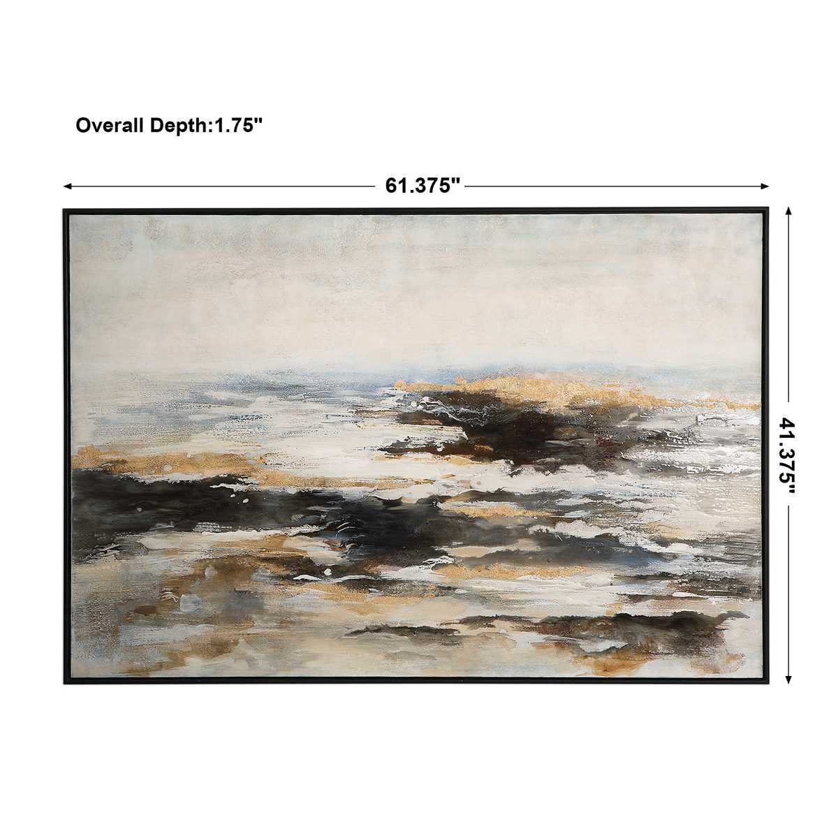 Aftermath Hand Painted Canvas - timeless artwork that brings character to any space | Image 6 | InSTYLE Home & Rugs