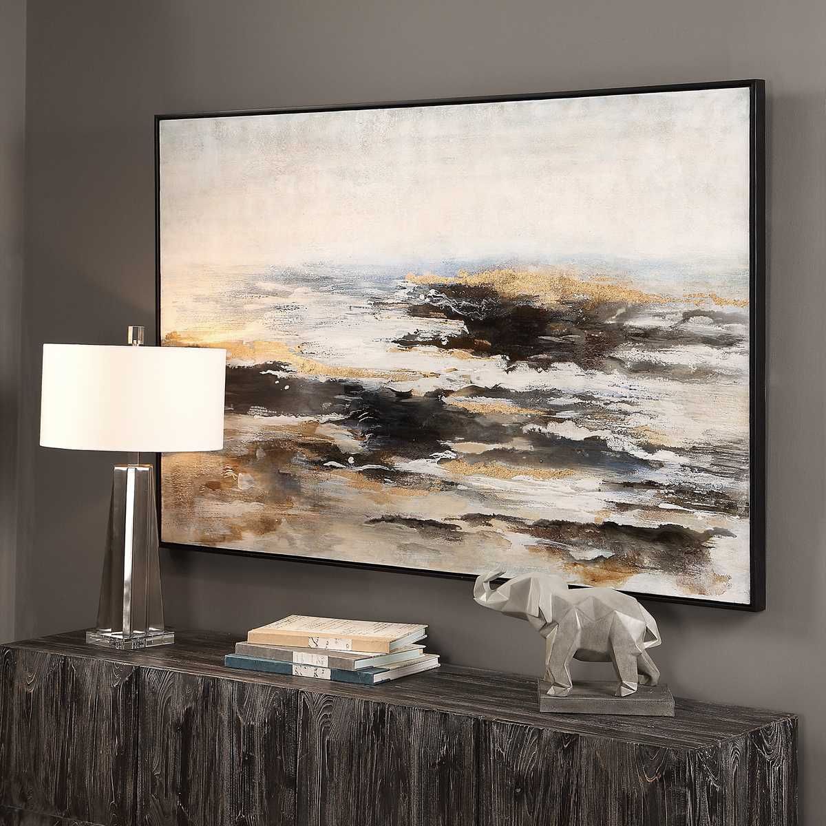 Aftermath Hand Painted Canvas - timeless artwork that brings character to any space | Image 3 | InSTYLE Home & Rugs