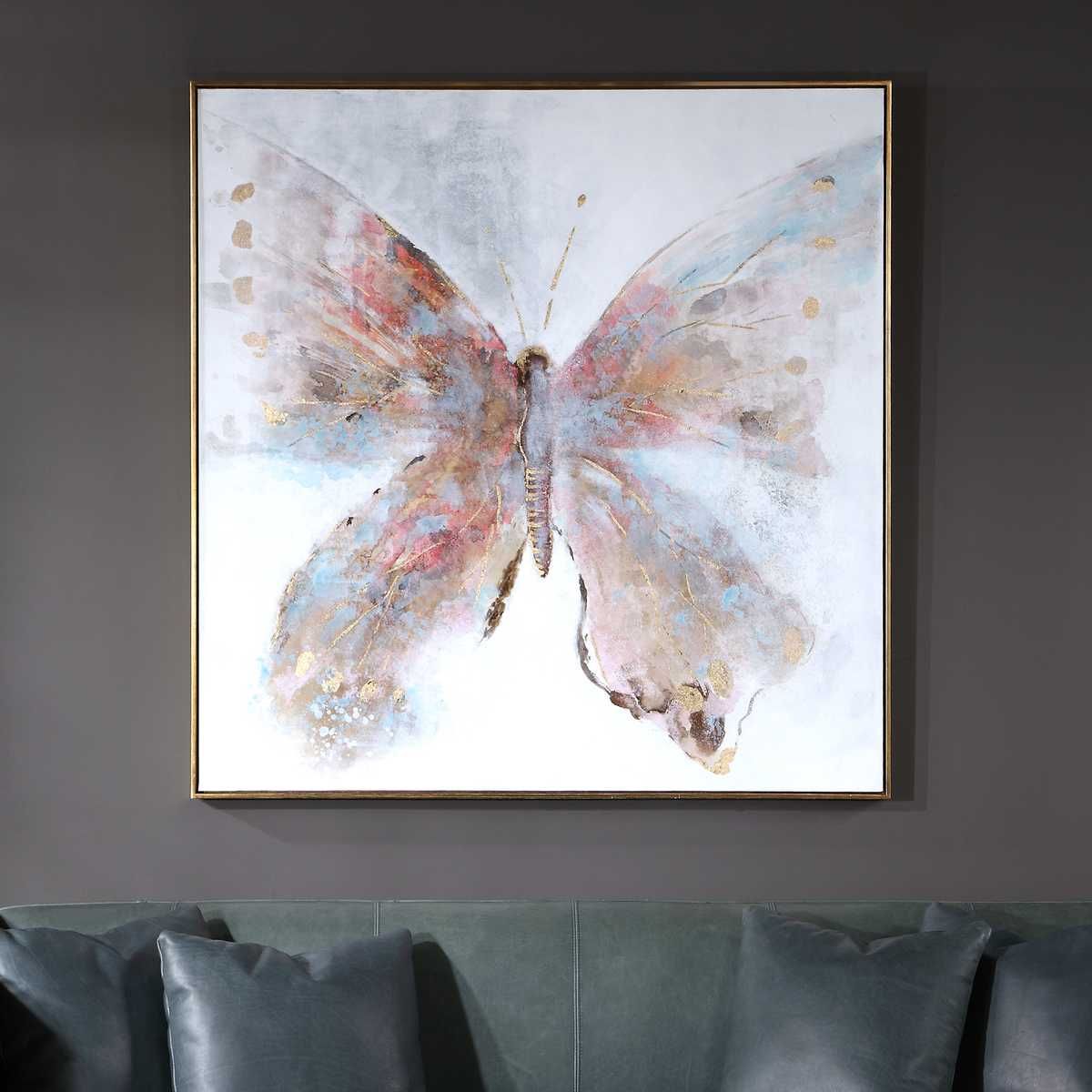 Free Flying Hand Painted Canvas - bold and creative art for unique interior décor | Image 1 | InSTYLE Home & Rugs