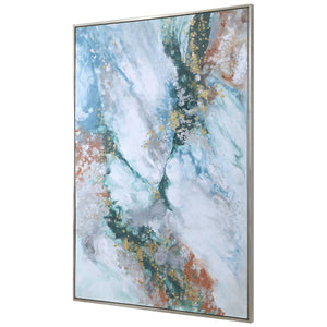 Mercury Hand Painted Canvas - eye-catching art pieces to enhance your home design | Image 3 | InSTYLE Home & Rugs
