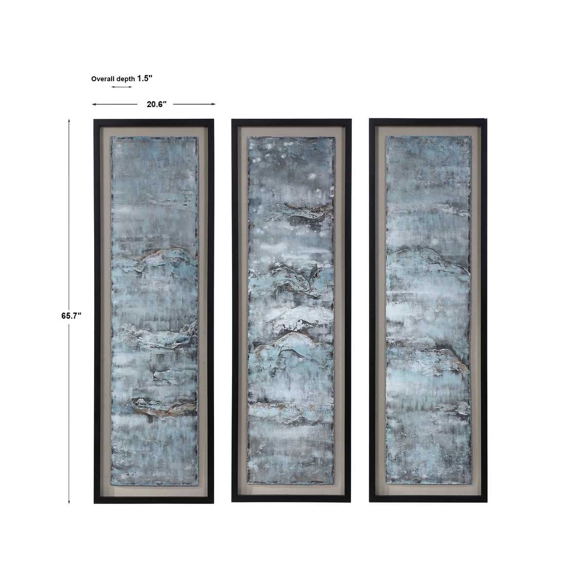 Ocean Swell Framed Prints, S/3, 3 Cartons - timeless artwork that brings character to any space | Image 7 | InSTYLE Home & Rugs