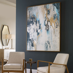 Stormy Seas Hand Painted Canvas - eye-catching art pieces to enhance your home design | Image 1 | InSTYLE Home & Rugs