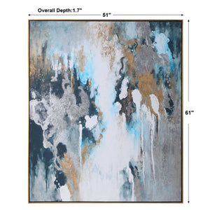 Stormy Seas Hand Painted Canvas - eye-catching art pieces to enhance your home design | Image 9 | InSTYLE Home & Rugs