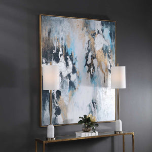 Stormy Seas Hand Painted Canvas - eye-catching art pieces to enhance your home design | Image 4 | InSTYLE Home & Rugs