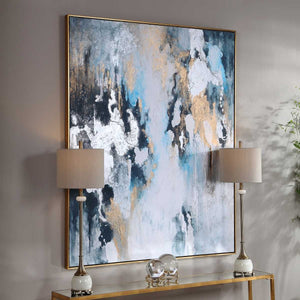 Stormy Seas Hand Painted Canvas - eye-catching art pieces to enhance your home design | Image 5 | InSTYLE Home & Rugs