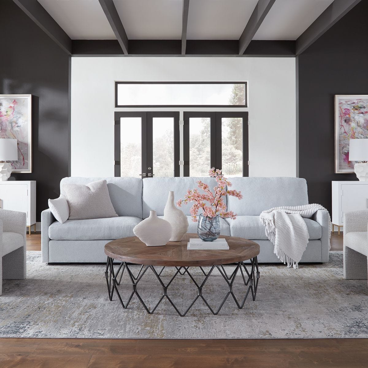 Refuge Sofa, Left Arm Facing, Cloud Blue - luxury sofa for any space | Image 3 | InSTYLE Home & Rugs