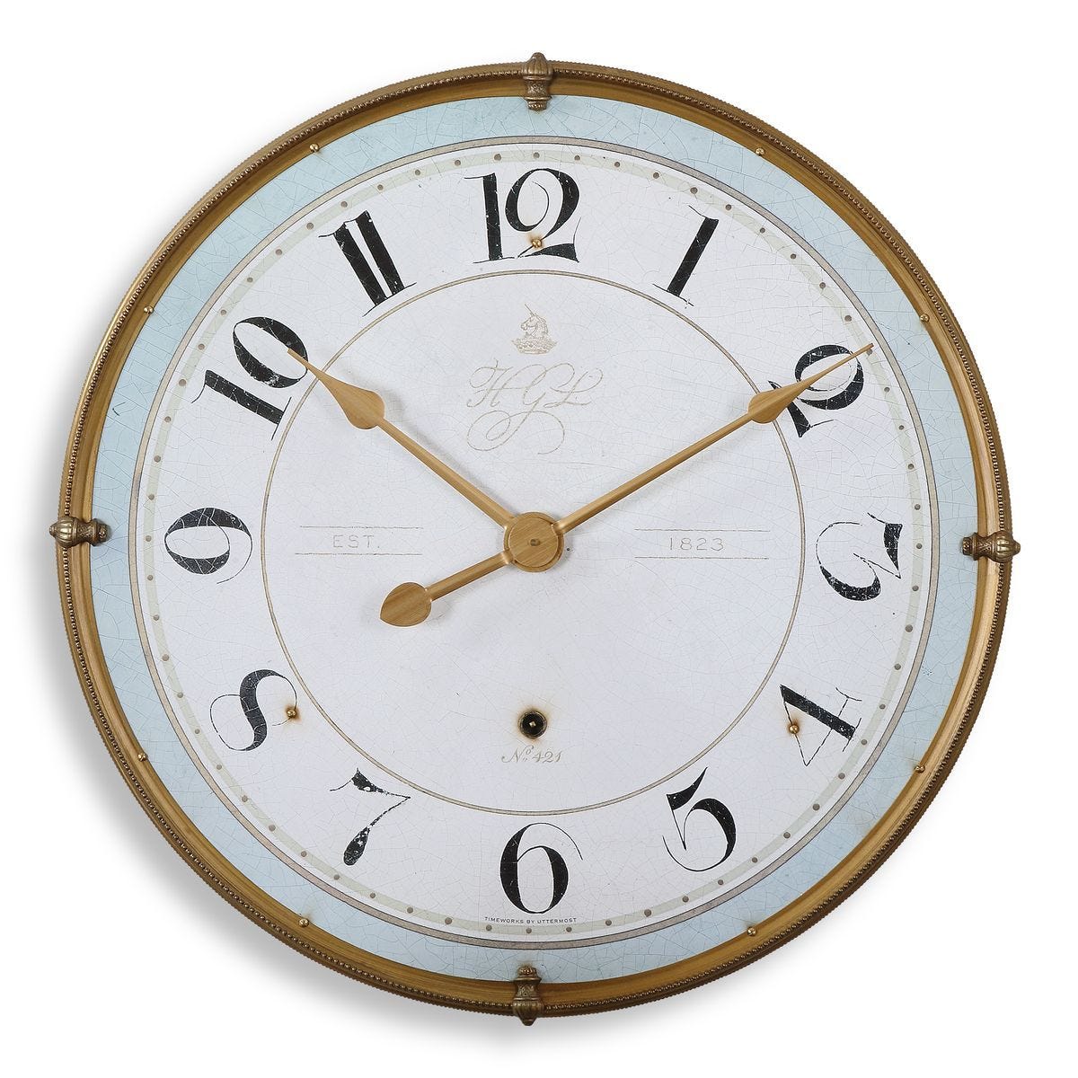 Torriana Wall Clock - transform your walls with stylish wall decor | Image 1 | InSTYLE Home & Rugs