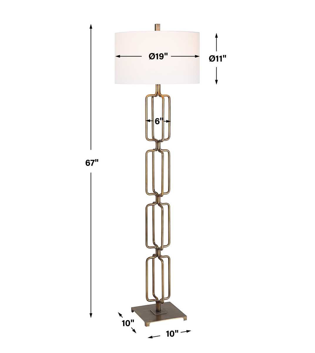Link Floor Lamp - contemporary lamps for stylish lighting solutions | Image 10 | InSTYLE Home & Rugs