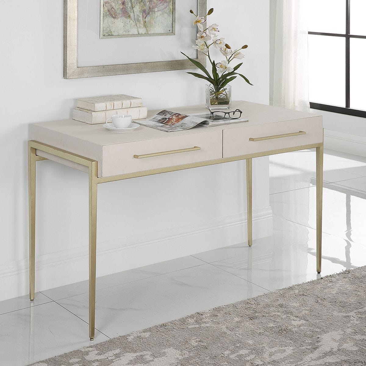 Jewel Desk - functional desk for home offices | Image 2 | InSTYLE Home & Rugs