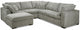 Superstyle® McCoy 4-Piece Gray Sectional Sofa Set