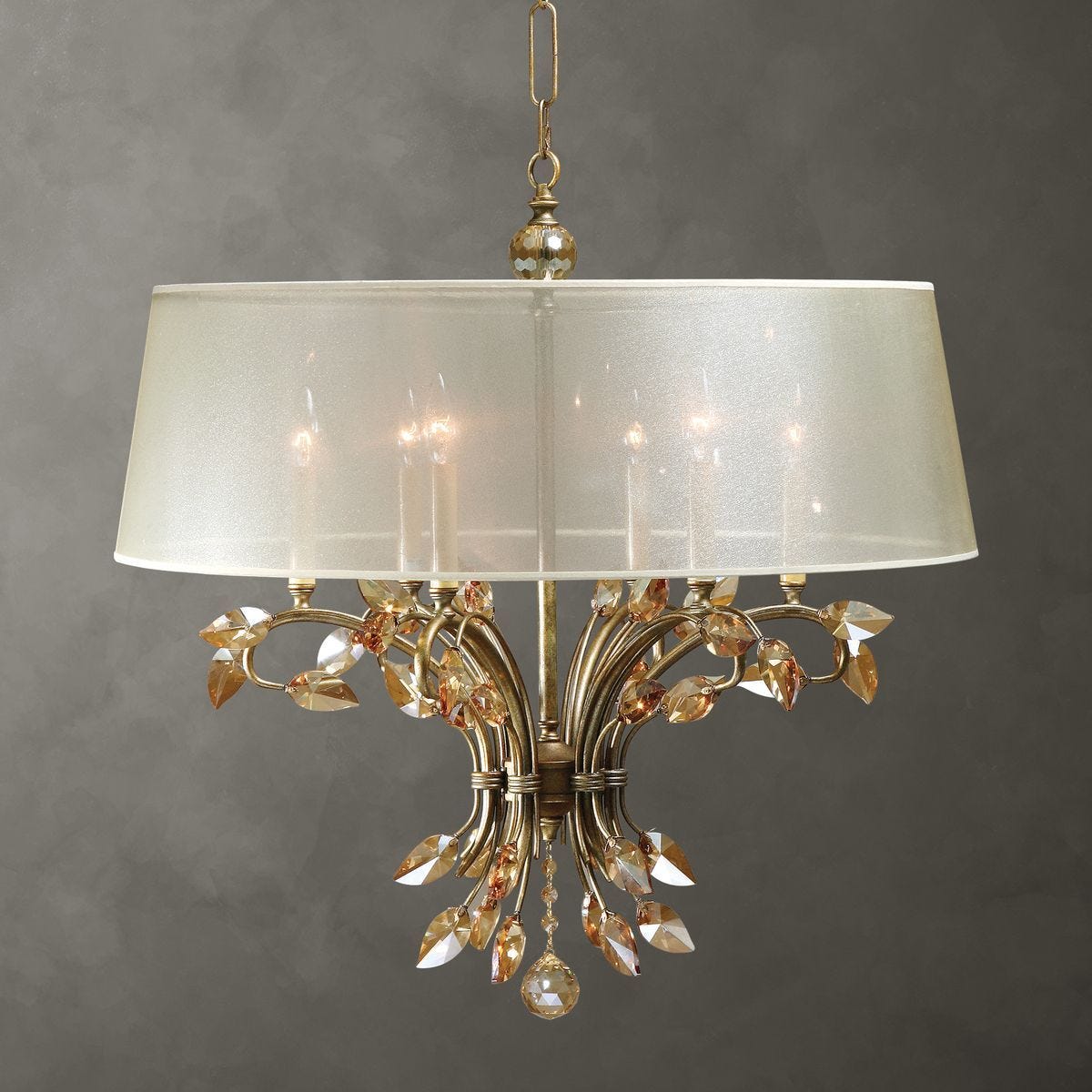 Alenya, 6 Lt Chandelier - luxurious chandeliers for homes | Image 1 | InSTYLE Home & Rugs