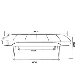 Umber Bench - stylish benches for any space | Image 8 | InSTYLE Home & Rugs