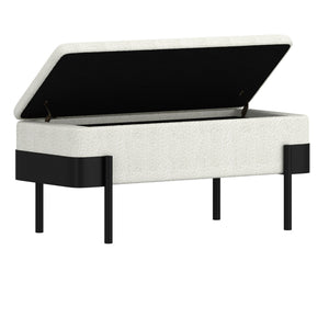 Odell Storage Bench - perfect for entryways or patios | Image 3 | InSTYLE Home & Rugs