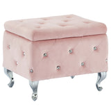Monique Square Storage Ottoman - comfortable ottomans for any room | Image 1 | InSTYLE Home & Rugs