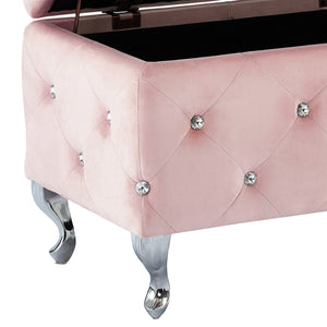 Monique Square Storage Ottoman - comfortable ottomans for any room | Image 8 | InSTYLE Home & Rugs