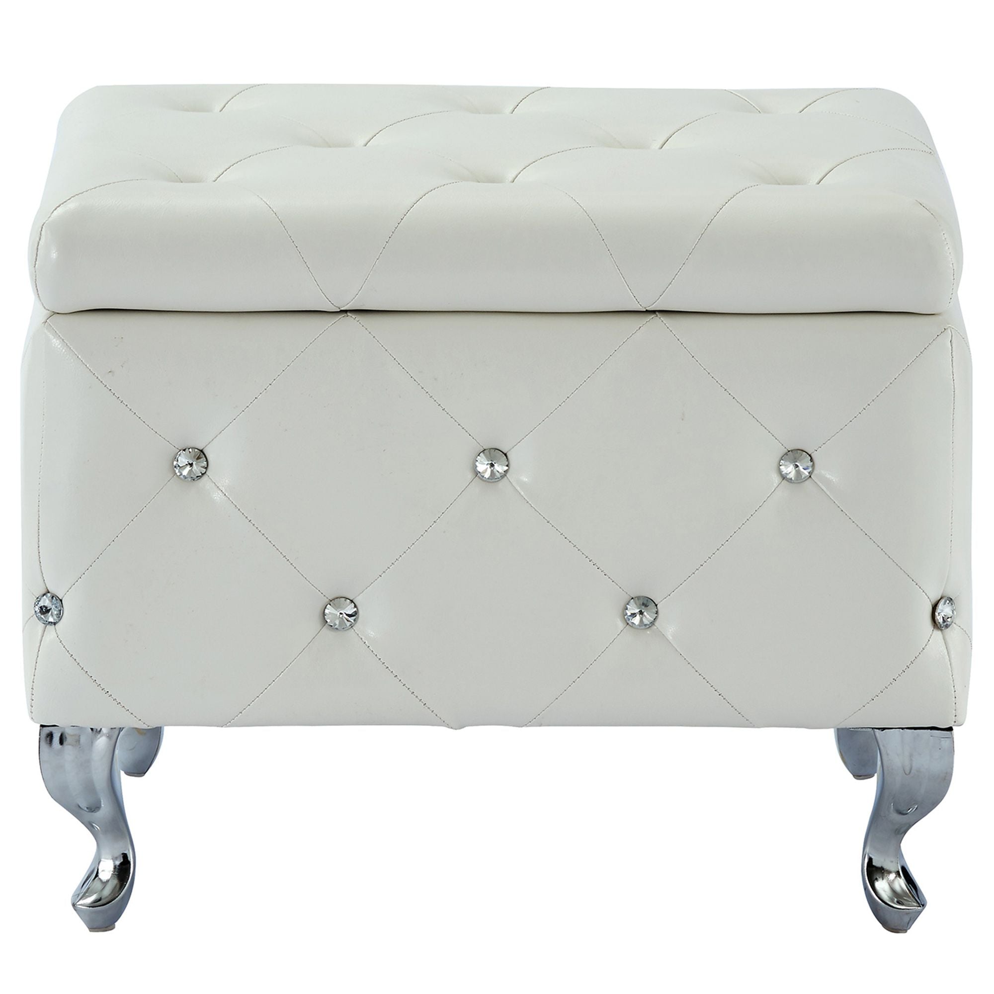 Monique Square Storage Ottoman - comfortable ottomans for any room | Image 12 | InSTYLE Home & Rugs