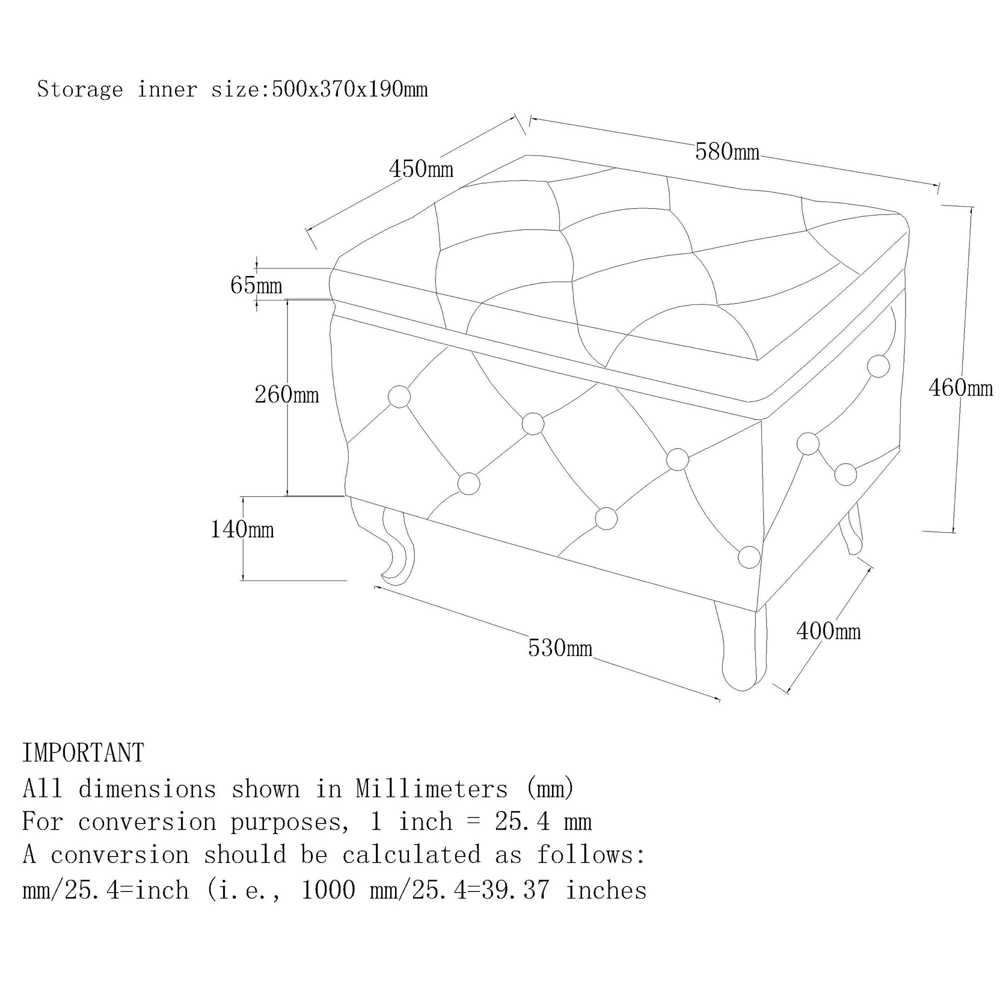 Monique Square Storage Ottoman - comfortable ottomans for any room | Image 16 | InSTYLE Home & Rugs