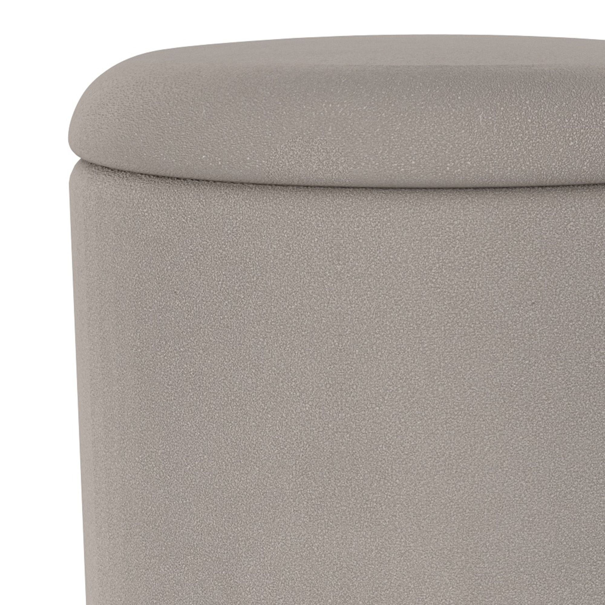 Alya Round Storage Ottoman - chic ottomans for living rooms | Image 13 | InSTYLE Home & Rugs