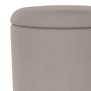 Alya Round Storage Ottoman - chic ottomans for living rooms | Image 13 | InSTYLE Home & Rugs