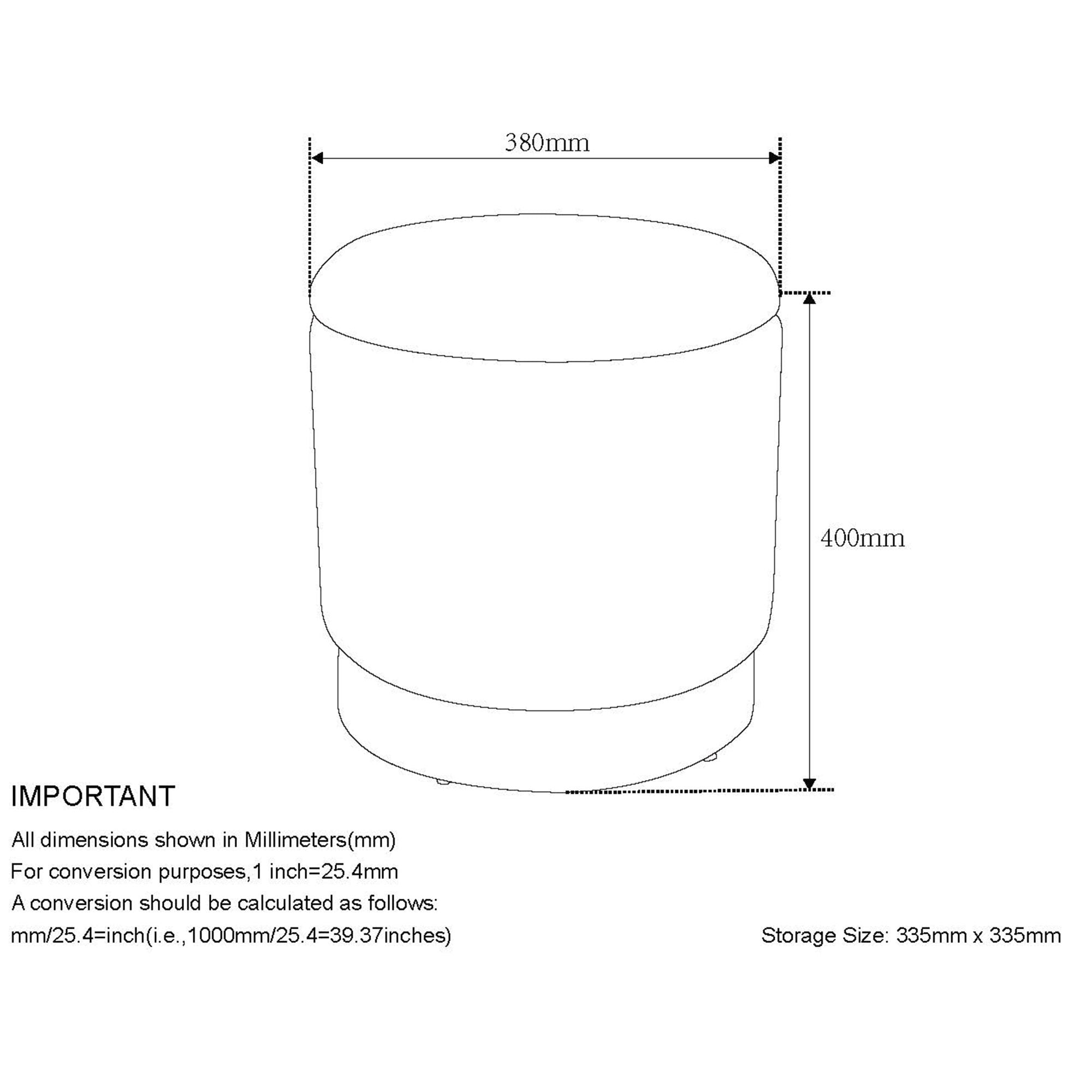 Alya Round Storage Ottoman - chic ottomans for living rooms | Image 17 | InSTYLE Home & Rugs