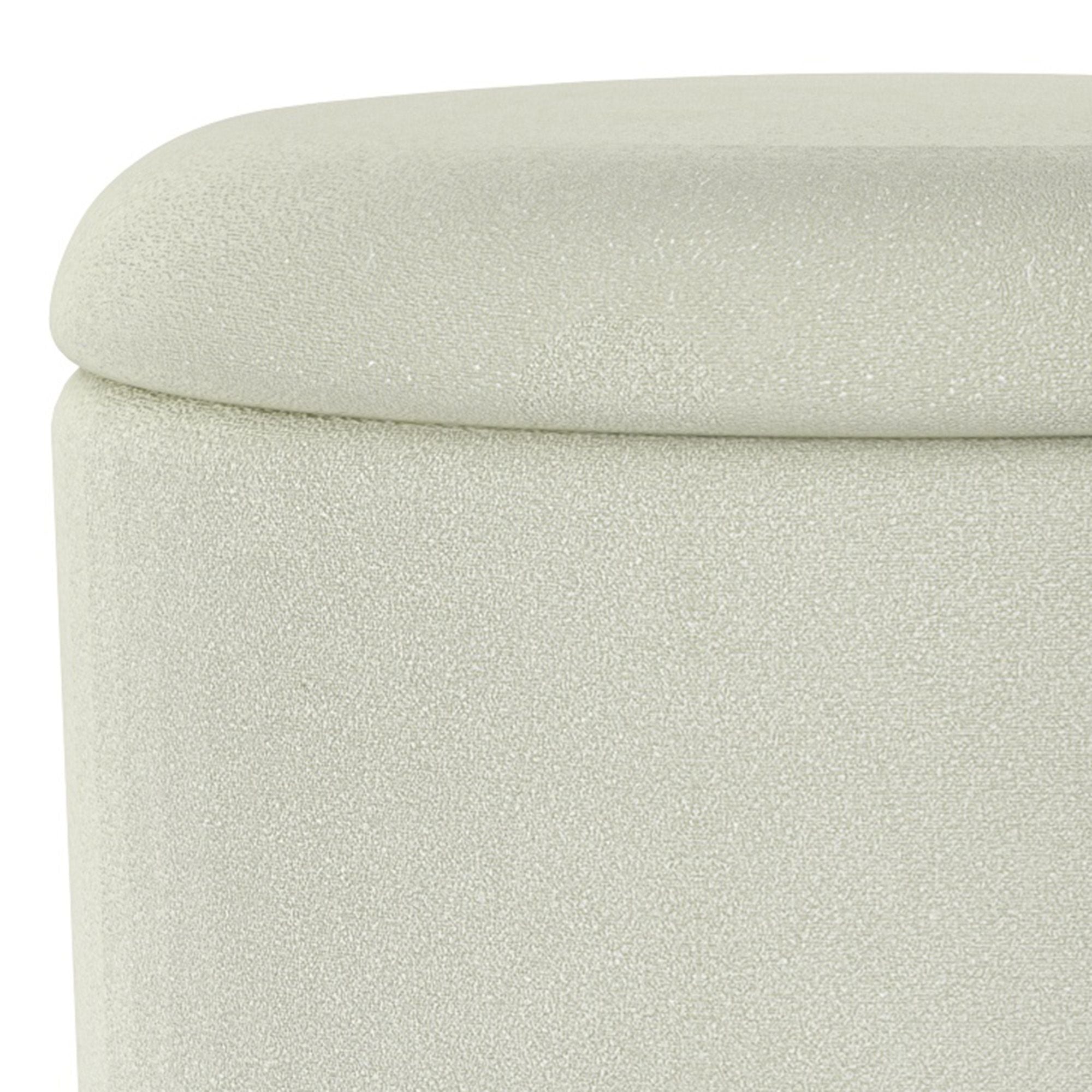 Alya Round Storage Ottoman - chic ottomans for living rooms | Image 20 | InSTYLE Home & Rugs