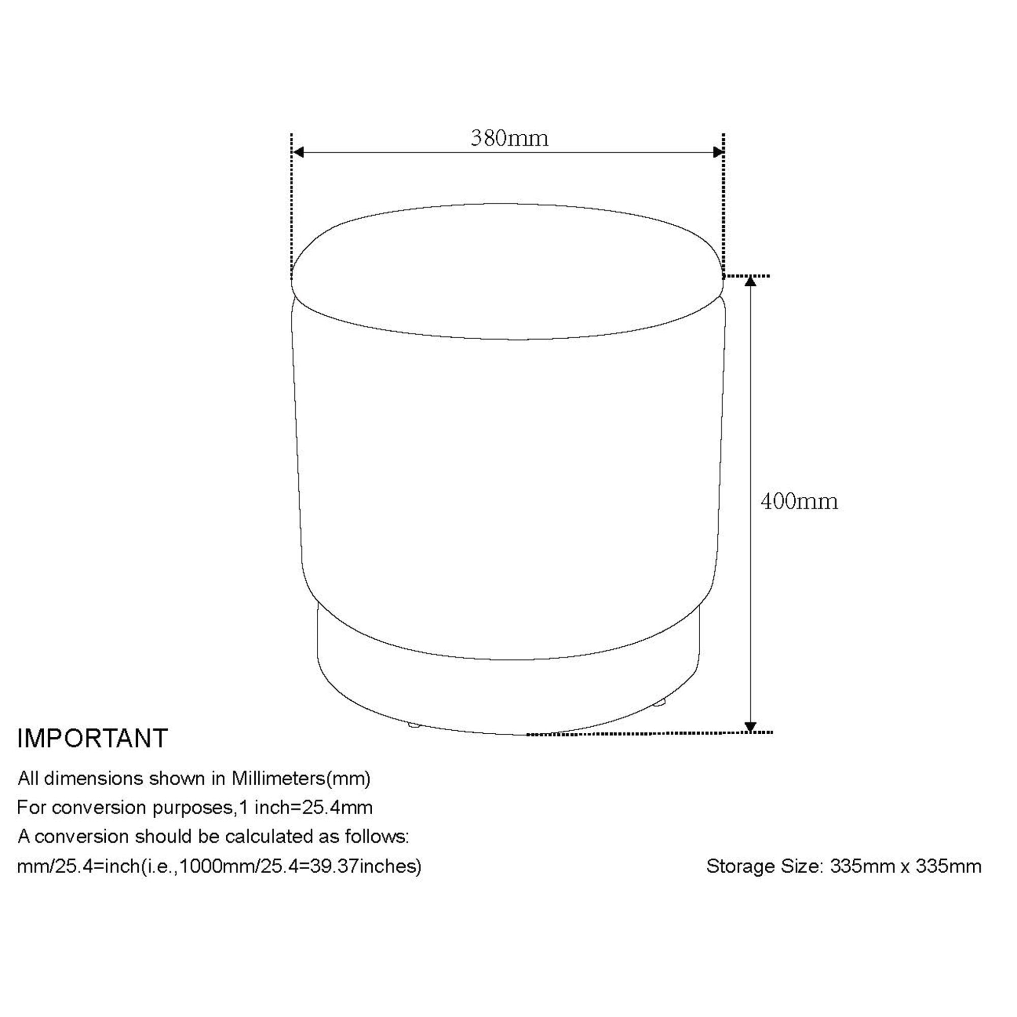 Alya Round Storage Ottoman - chic ottomans for living rooms | Image 24 | InSTYLE Home & Rugs