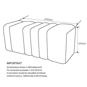 Rigel Large Ottoman Bench - comfortable ottomans for any room | Image 9 | InSTYLE Home & Rugs