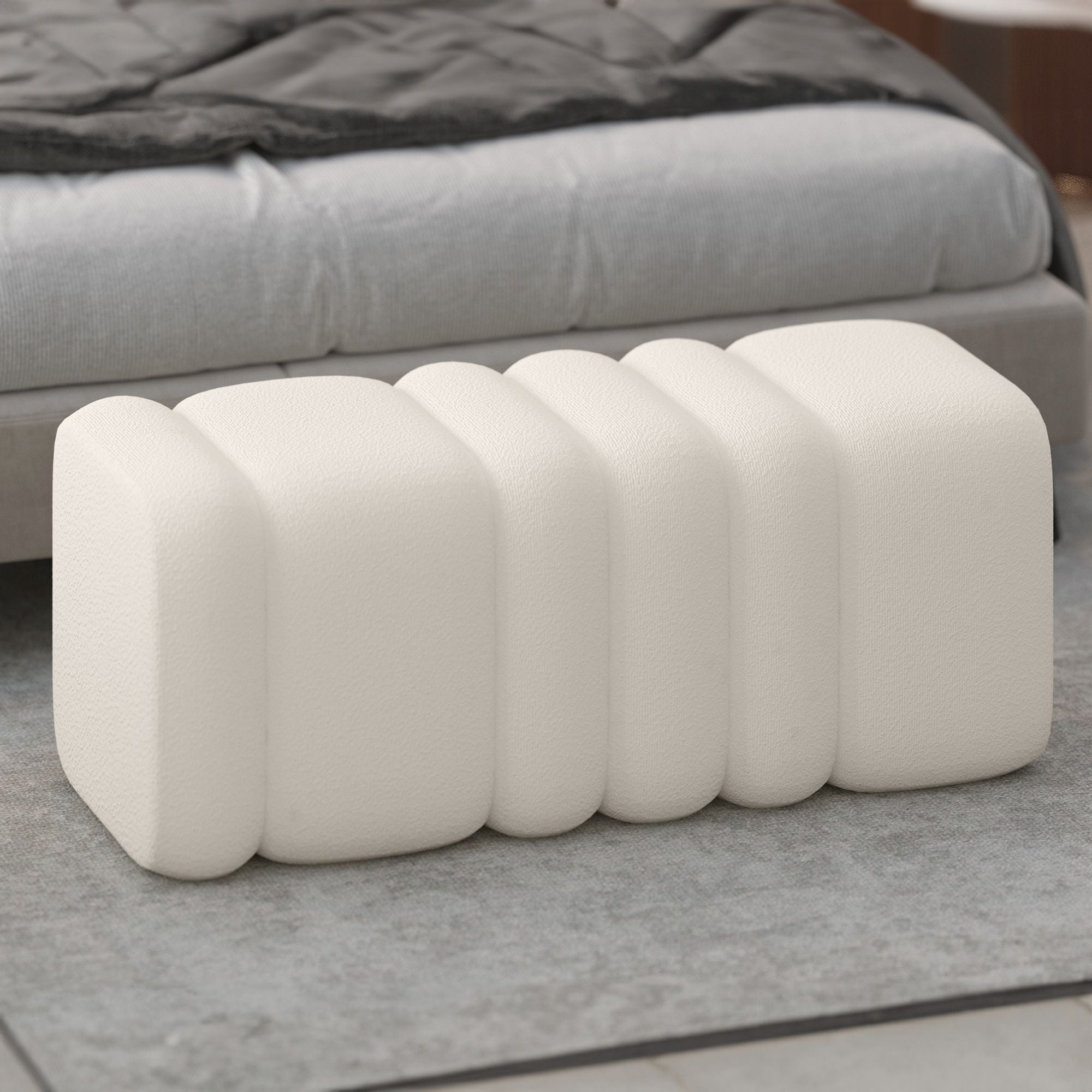 Rigel Large Ottoman Bench - comfortable ottomans for any room | Image 10 | InSTYLE Home & Rugs