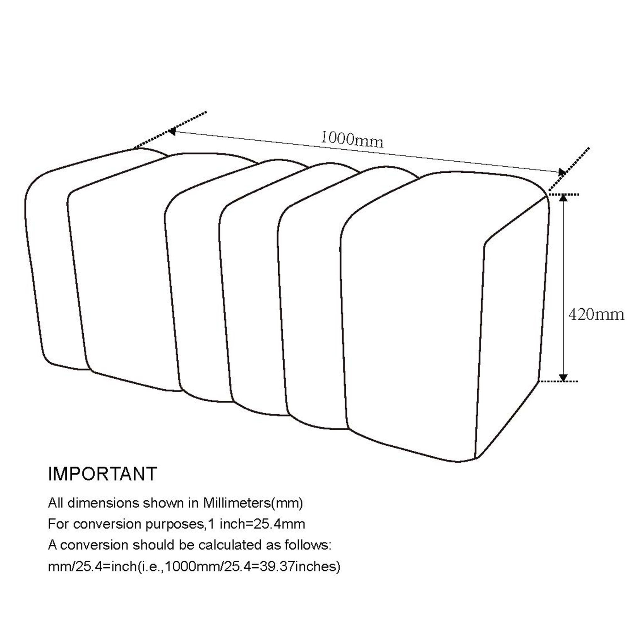 Rigel Large Ottoman Bench - comfortable ottomans for any room | Image 16 | InSTYLE Home & Rugs